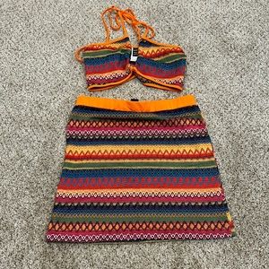 Super cute two piece set.